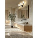 Montford 3 Light 24 inch Matte Black Bath Vanity Light Wall Light