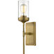 Calliope 1 Light 4.5 inch Foundry Brass Wall Sconce Wall Light