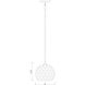 Chloe 1 Light 10 inch Brushed Nickel Pendant Ceiling Light