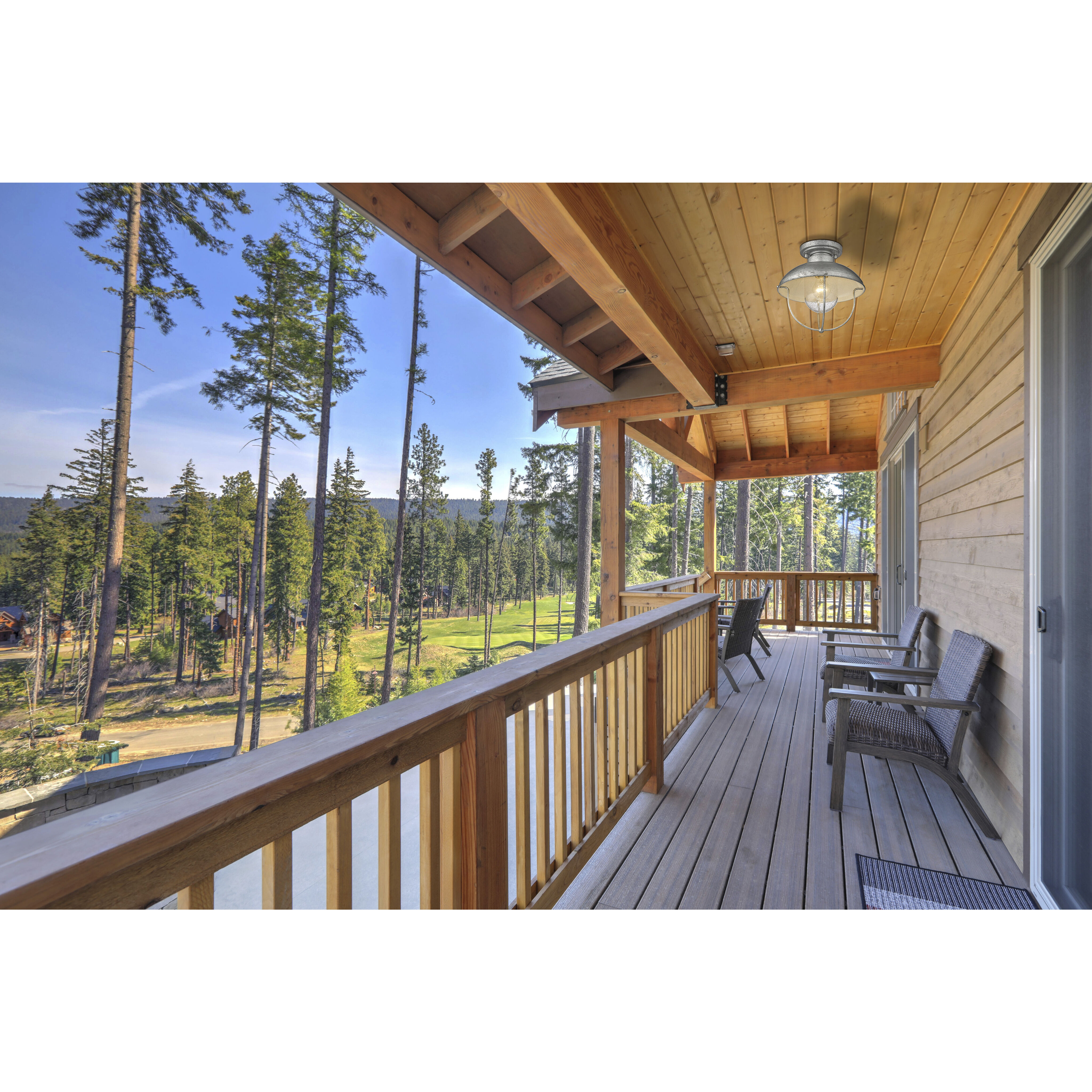 Ansel 1 Light 11 inch Galvanized Outdoor Flush Mount