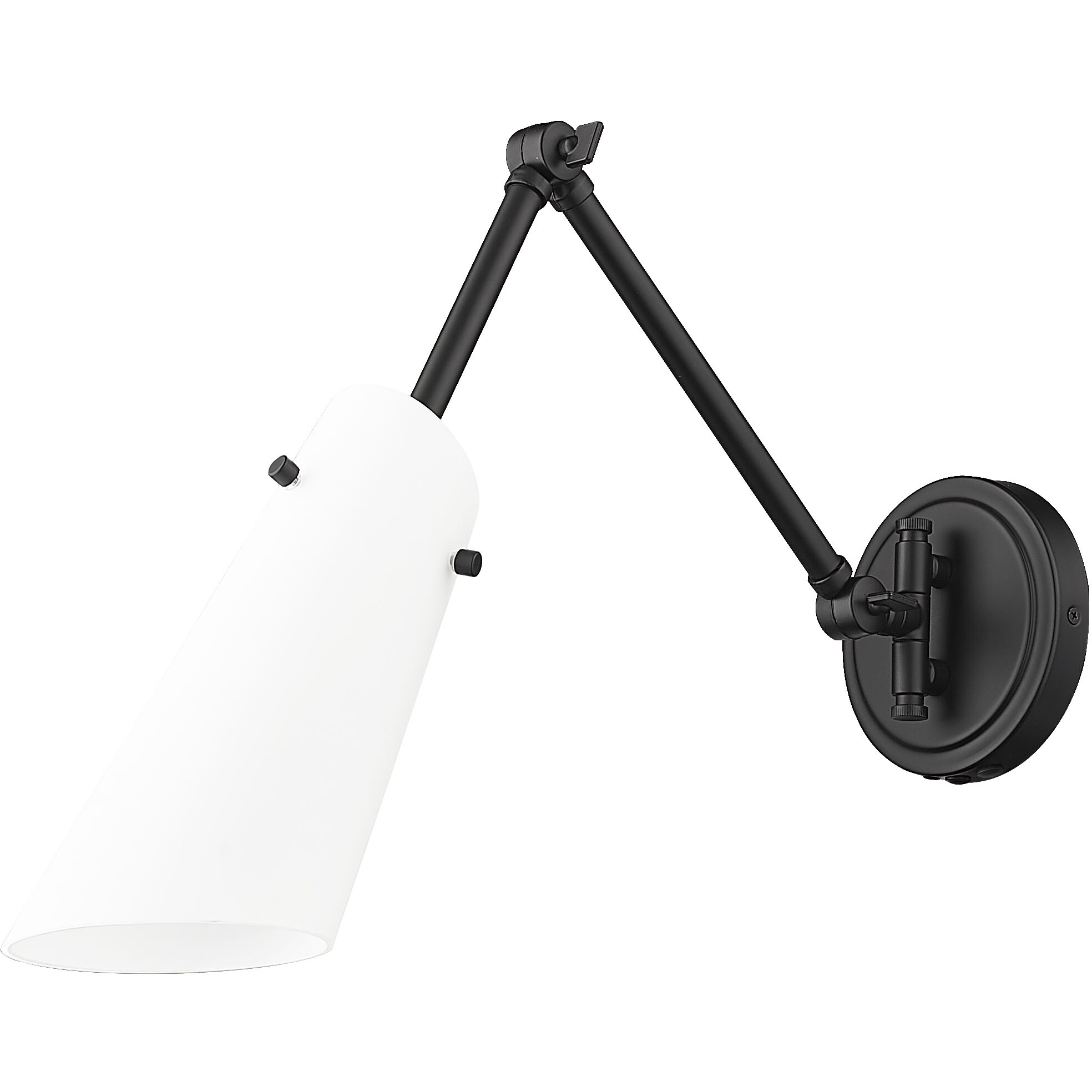Julia 1 Light 5.25 inch Matte Black Wall Sconce Wall Light