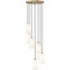 Farrell 7 Light 18 inch Modern Gold Chandelier Ceiling Light