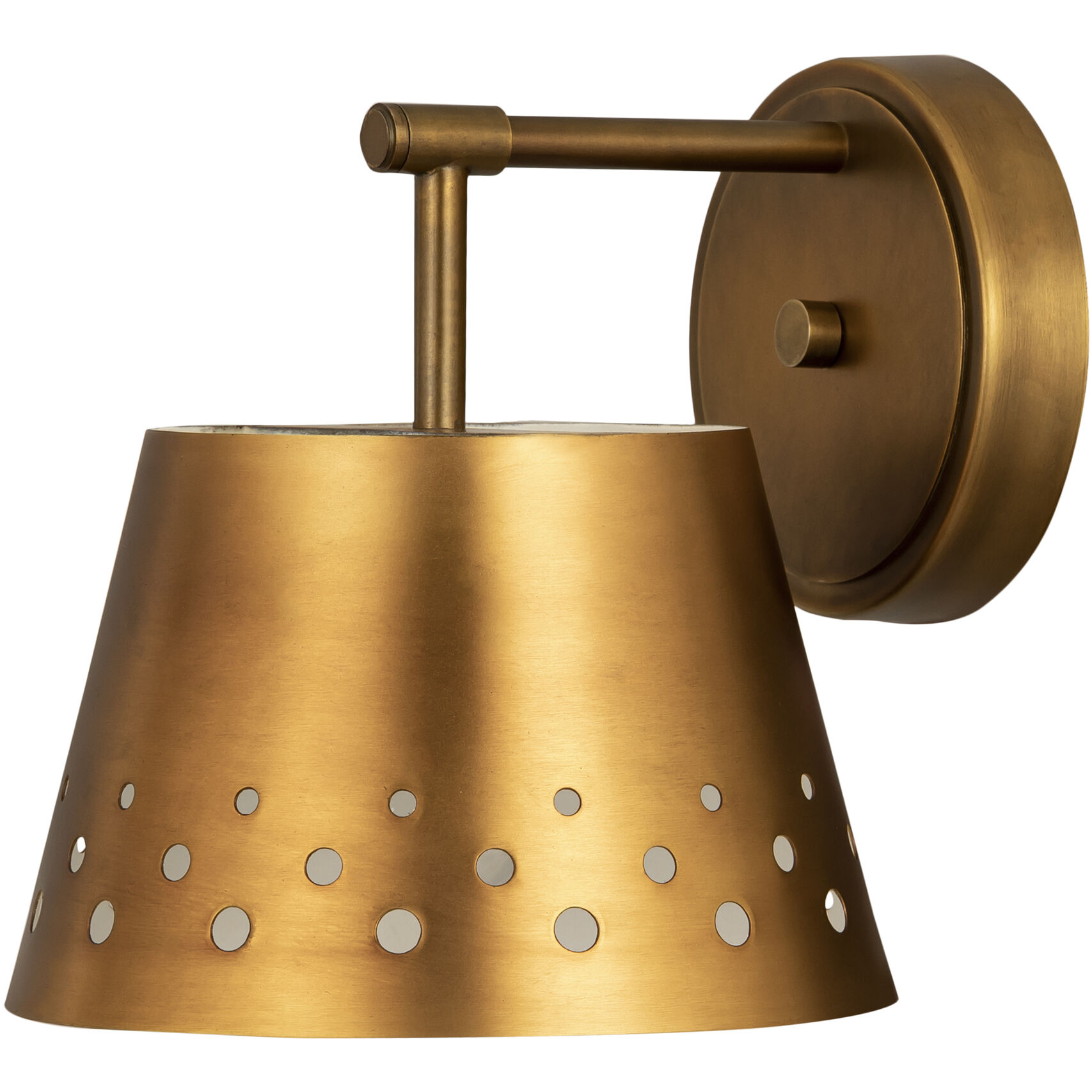 Katie 1 Light 8 inch Rubbed Brass Wall Sconce Wall Light