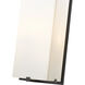 Sana 3 Light 24.75 inch Black Outdoor Wall Light