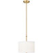 Linden LED 12 inch Modern Gold Pendant Ceiling Light