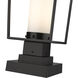 Sheridan 1 Light 19.75 inch Black Outdoor Pier Mounted Fixture