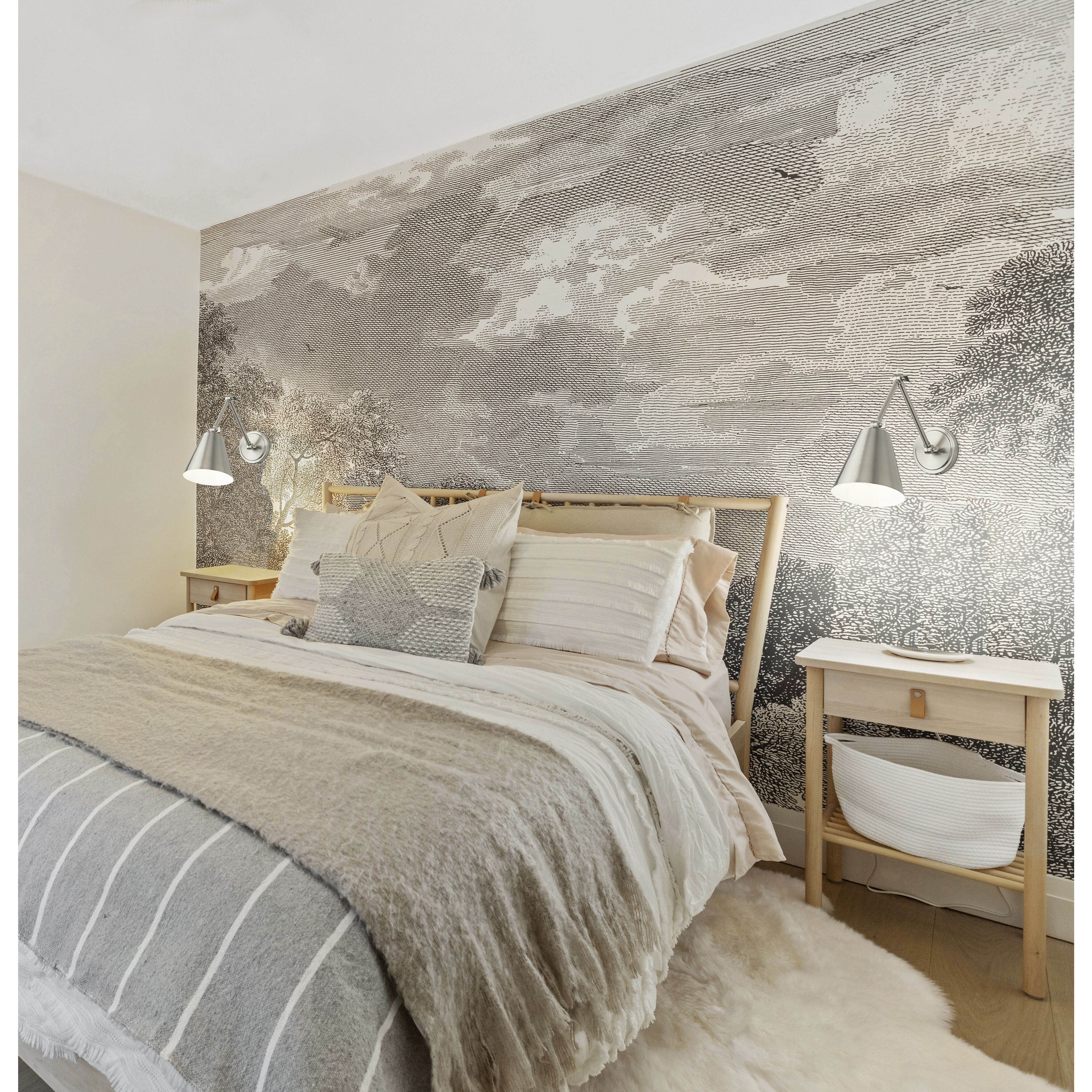 Regent 1 Light 7.5 inch Brushed Nickel Wall Sconce Wall Light