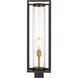 Dunbroch 1 Light 26.25 inch Deep Bronze and Outdoor Brass Outdoor Post Mount Fixture
