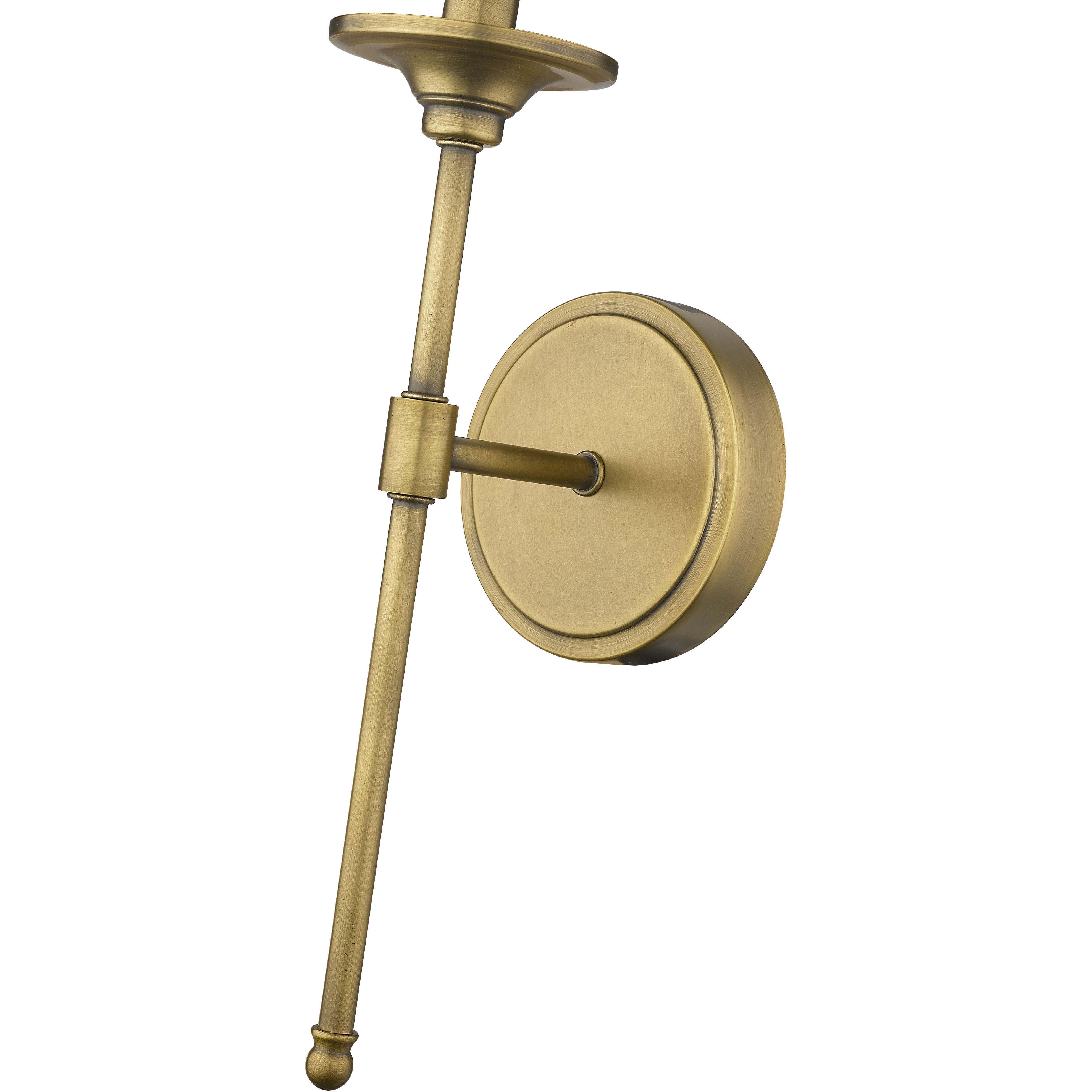 Emily Wall Sconce Wall Light in Rubbed Brass