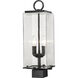 Sana 2 Light 20 inch Black Outdoor Post Mount Fixture