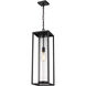 Dunbroch 1 Light 8 inch Black Outdoor Chain Mount Ceiling Fixture
