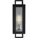 Titania 1 Light 4.75 inch Black and Brushed Nickel Wall Sconce Wall Light