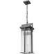 Fortis 2 Light 9.25 inch Sand Black Outdoor Chain Mount Ceiling Fixture