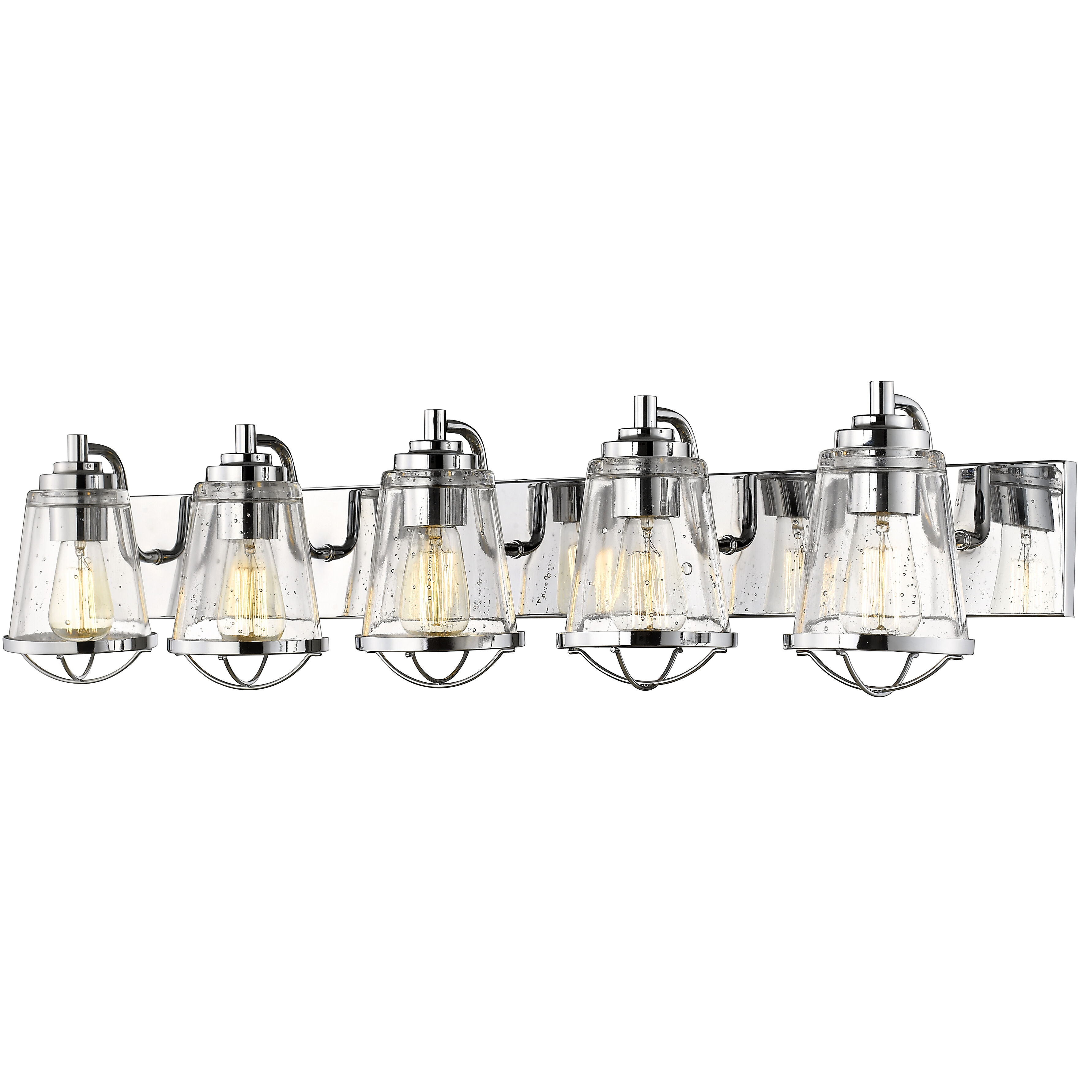 Mariner 5 Light 40 inch Chrome Vanity Wall Light