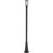 Helix 1 Light 109.25 inch Black Outdoor Post Mounted Fixture