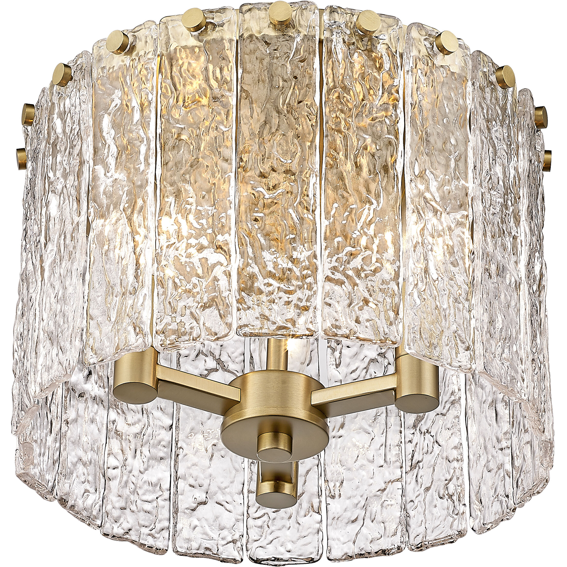 Glacier 3 Light 12.50 inch Flush Mount