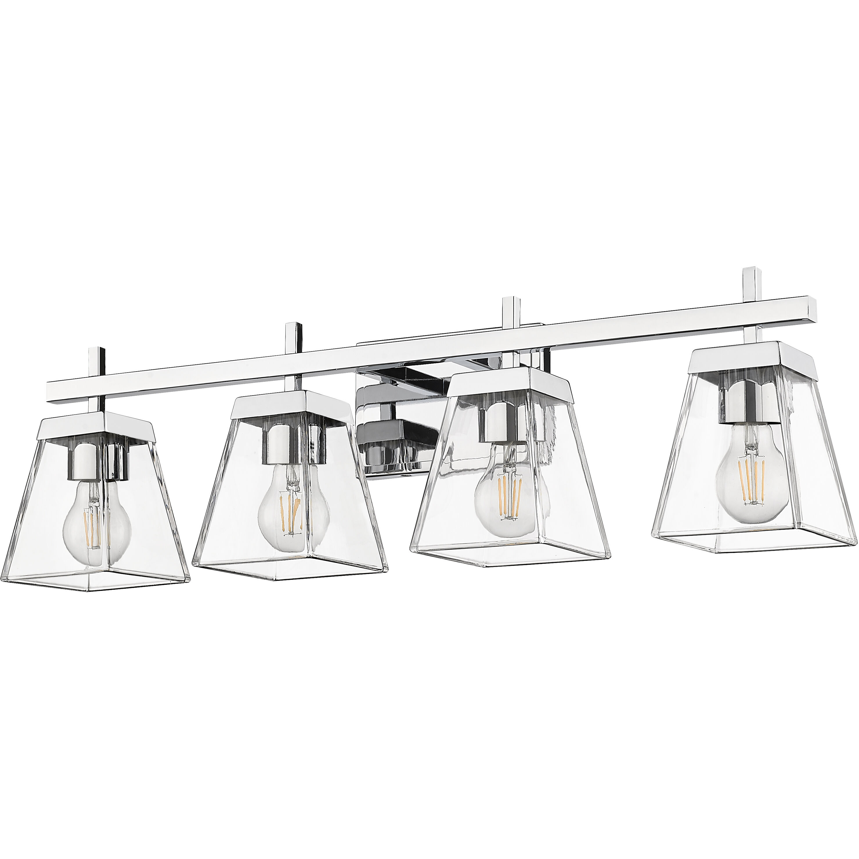 Lauren 4 Light 30.5 inch Chrome Vanity Wall Light