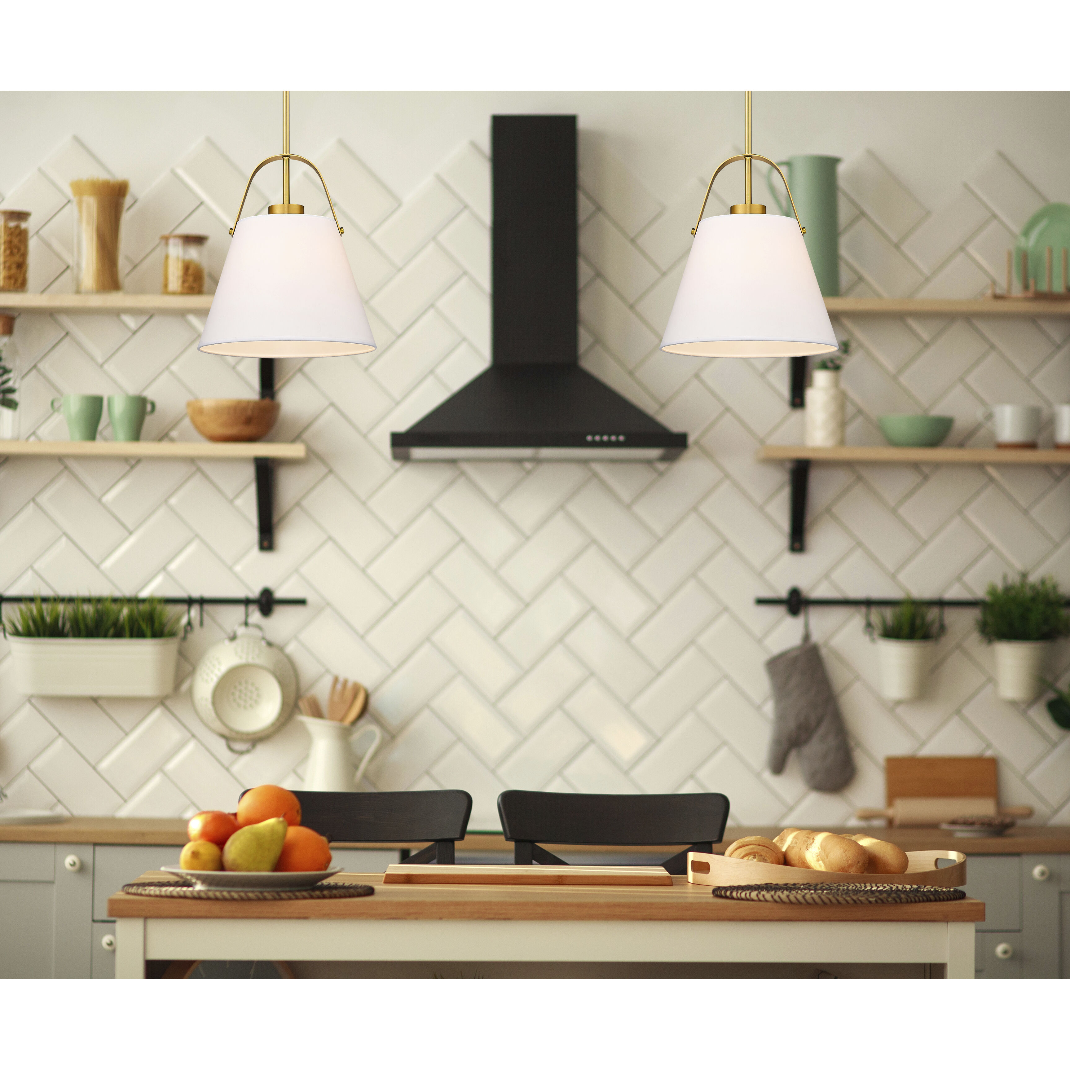 Z-Studio 1 Light 12.5 inch Heritage Brass Pendant Ceiling Light