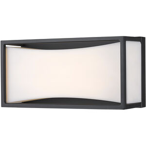 Baden LED 10 inch Matte Black Bath Vanity Wall Light