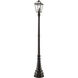 Talbot 3 Light 100 inch Oil Rubbed Bronze Outdoor Post Mounted Fixture