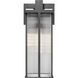 Fortis 3 Light 30.75 inch Sand Black Outdoor Wall Light