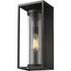 Dunbroch 1 Light 18.25 inch Black Outdoor Wall Light