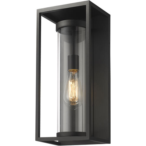 Dunbroch 1 Light 18.25 inch Black Outdoor Wall Light