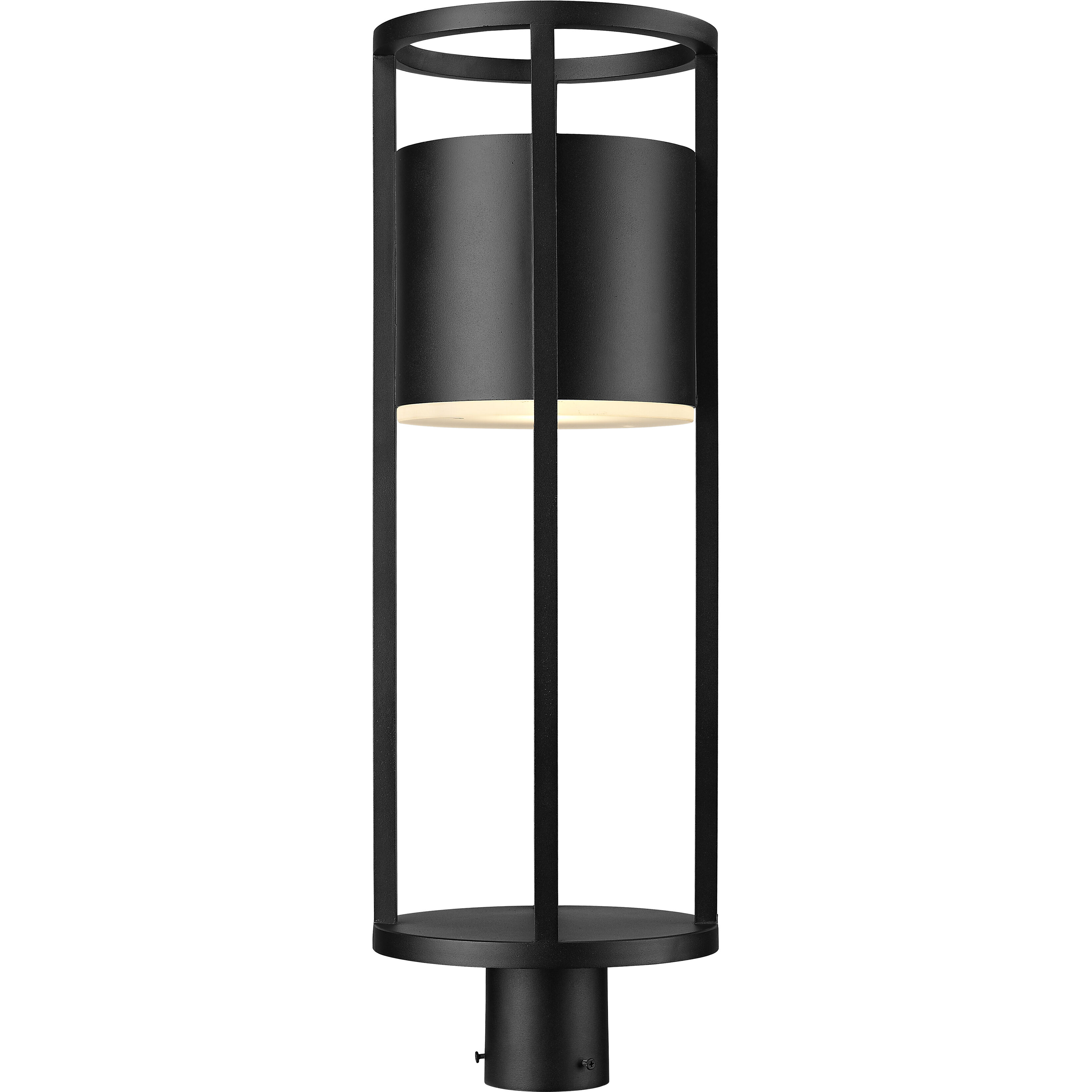 Luca LED 27.75 inch Black Outdoor Post Mount Fixture