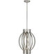 Moundou 4 Light 16 inch Brushed Nickel Pendant Ceiling Light