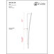 Landrum LED 24 inch Black Outdoor Wall Light