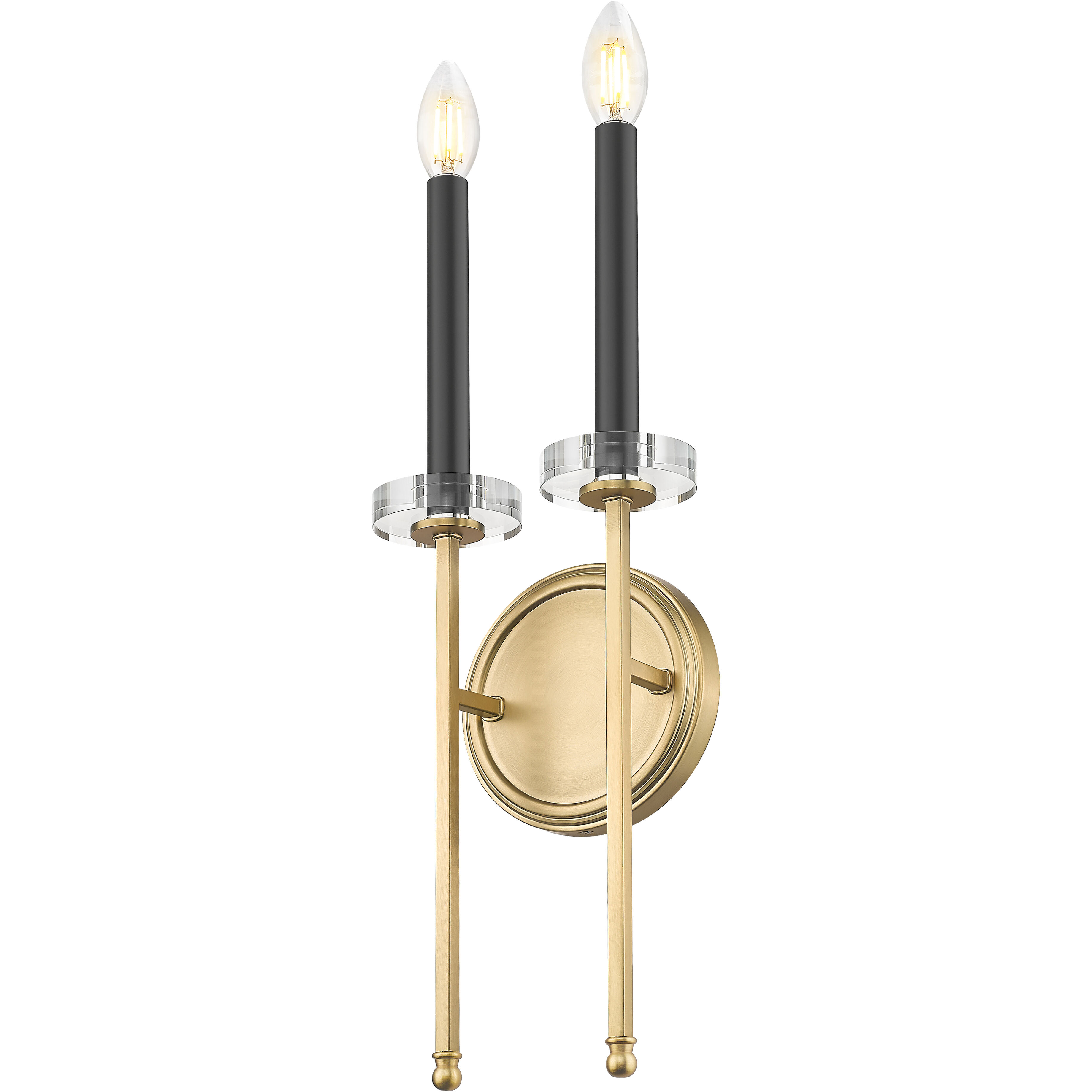 Gaultier Wall Sconce Wall Light in Modern Gold