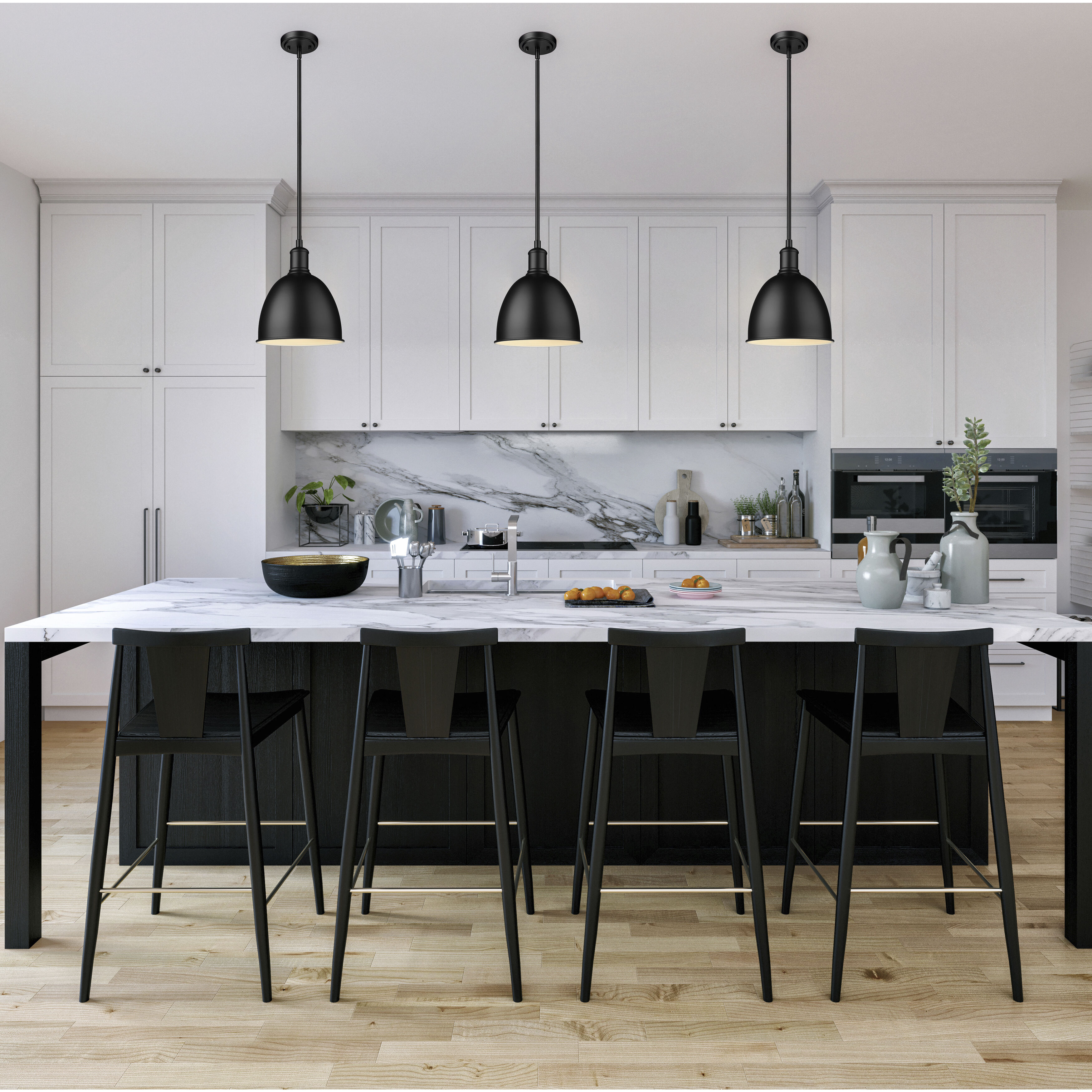 Sawyer 1 Light 8.25 inch Matte Black Pendant Ceiling Light