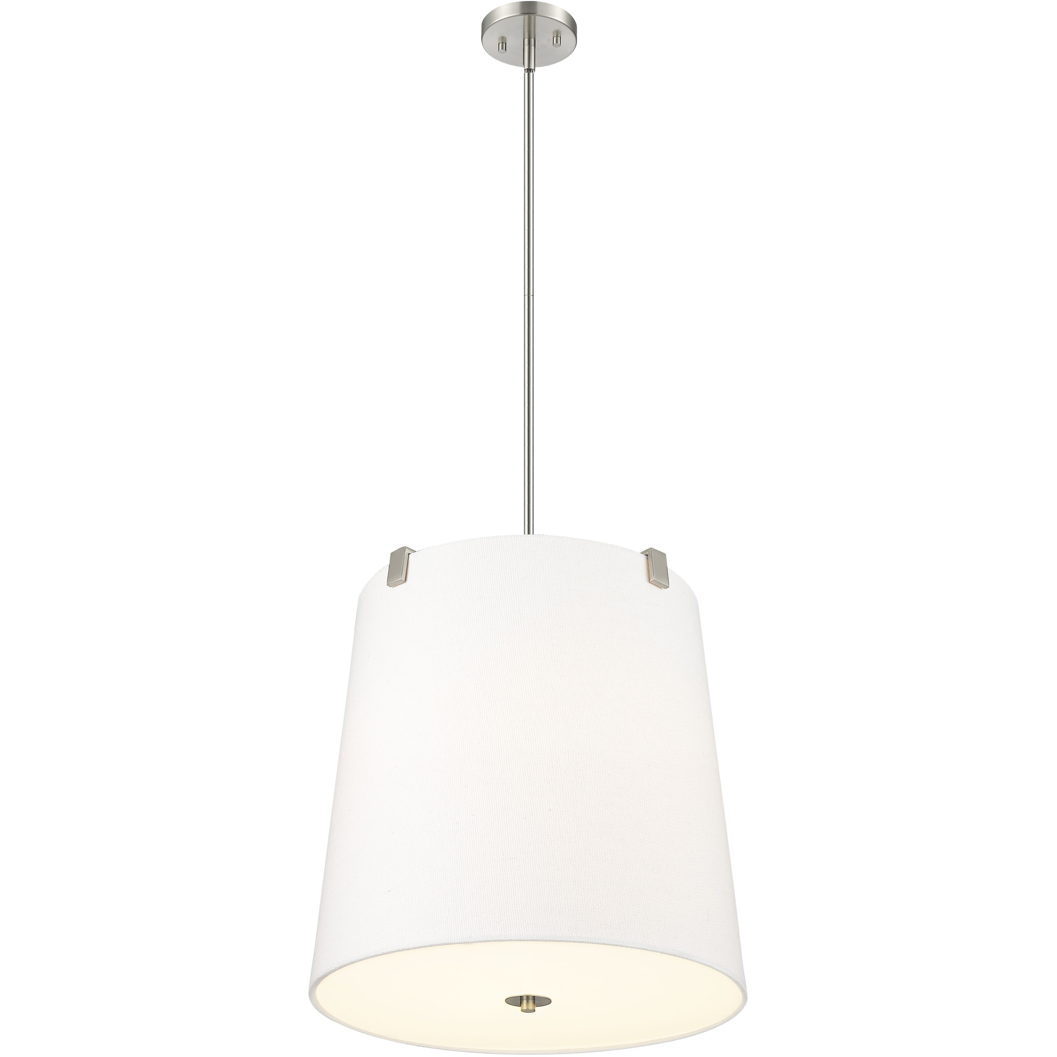 Weston 5 Light 18 inch Brushed Nickel Pendant Ceiling Light