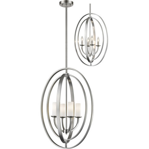 Ashling 4 Light 19.13 inch Brushed Nickel Chandelier Ceiling Light