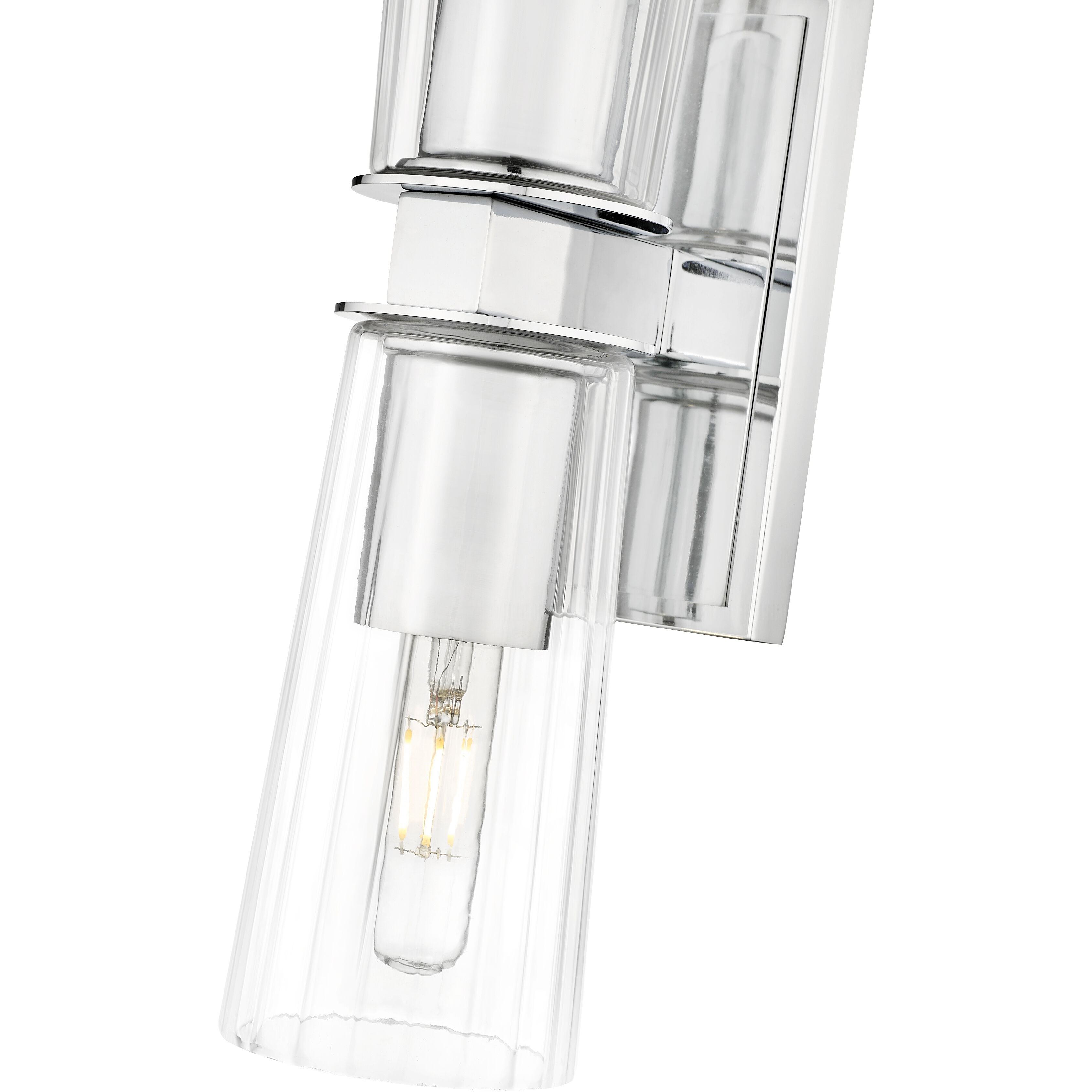 Titus 2 Light 4.5 inch Chrome Wall Sconce Wall Light