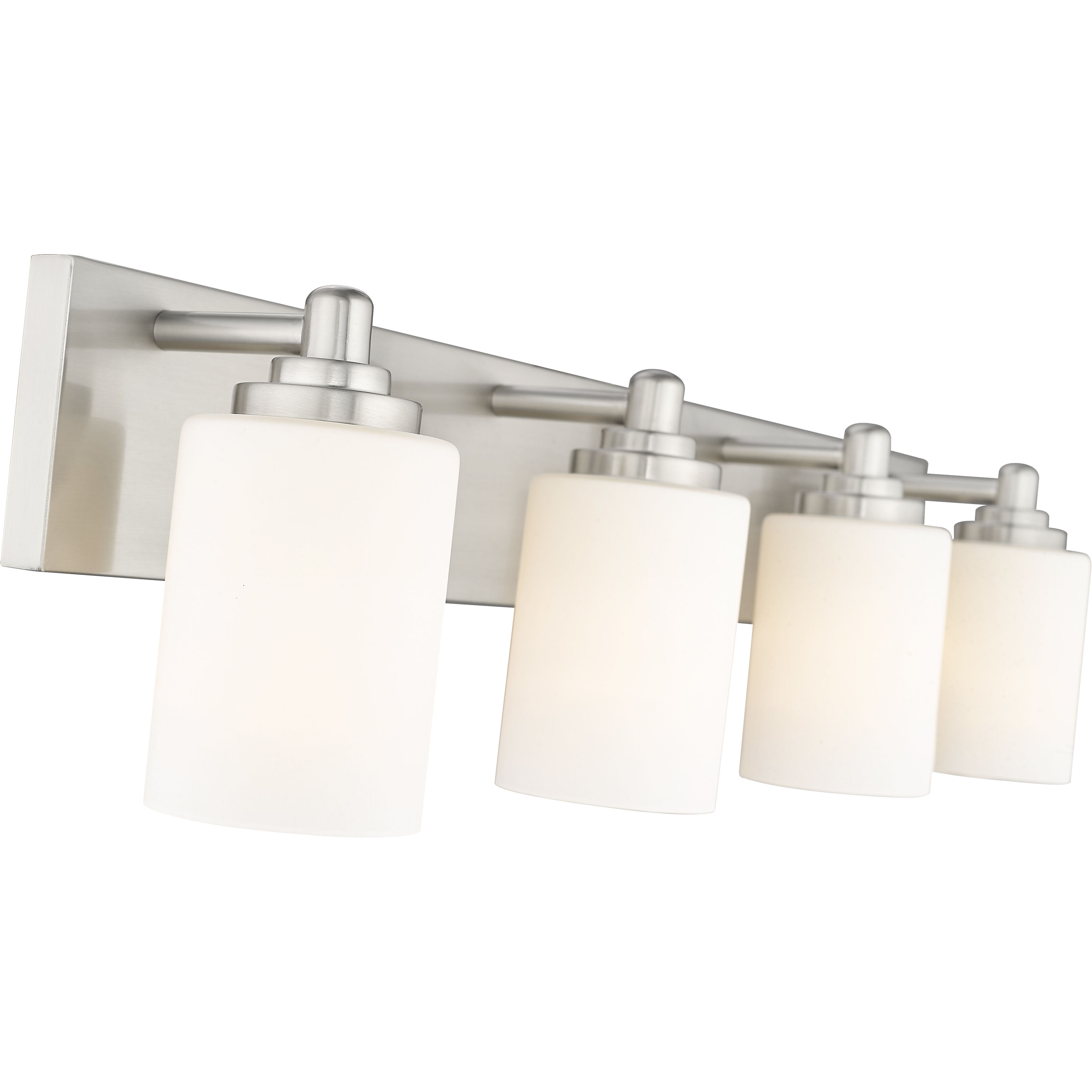Soledad 4 Light 31.5 inch Brushed Nickel Vanity Wall Light