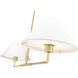 Leila 2 Light 12 inch Luxe Gold Chandelier Ceiling Light