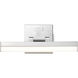 Liam LED 13 inch Brushed Nickel Vanity Wall Light