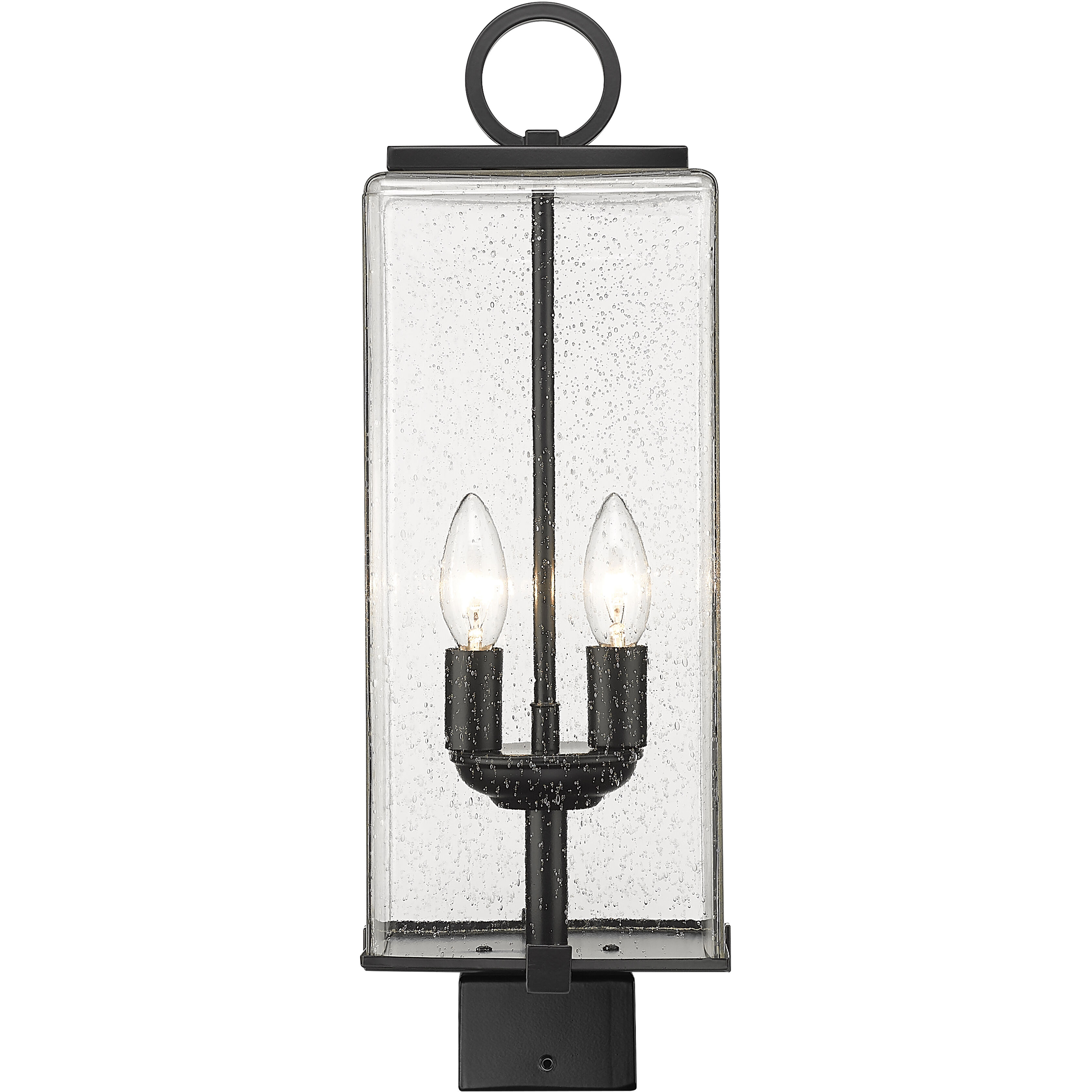 Sana 2 Light 20 inch Black Outdoor Post Mount Fixture