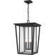 Seoul 3 Light 14 inch Oil Rubbed Bronze Outdoor Chain Mount Ceiling Fixture