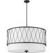 Dalton 5 Light 32 inch Matte Black Pendant Ceiling Light