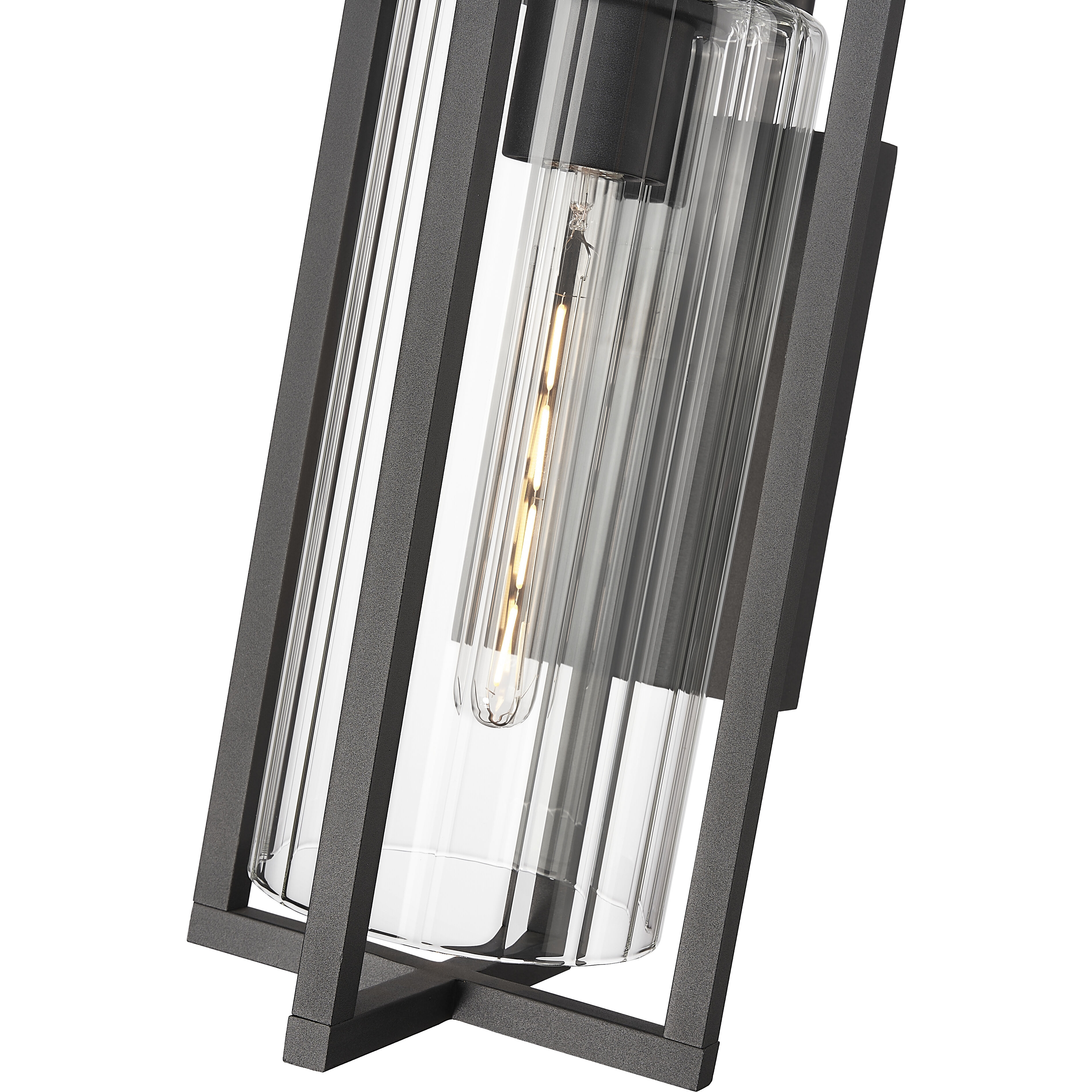 Aura Outdoor Wall Light in Black, G9