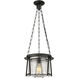 Cape Harbor 1 Light 13 inch Matte Black Pendant Ceiling Light