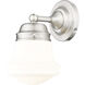 Vaughn 1 Light 7.75 inch Brushed Nickel Wall Sconce Wall Light