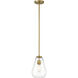 Ayra 1 Light 8 inch Olde Brass Pendant Ceiling Light