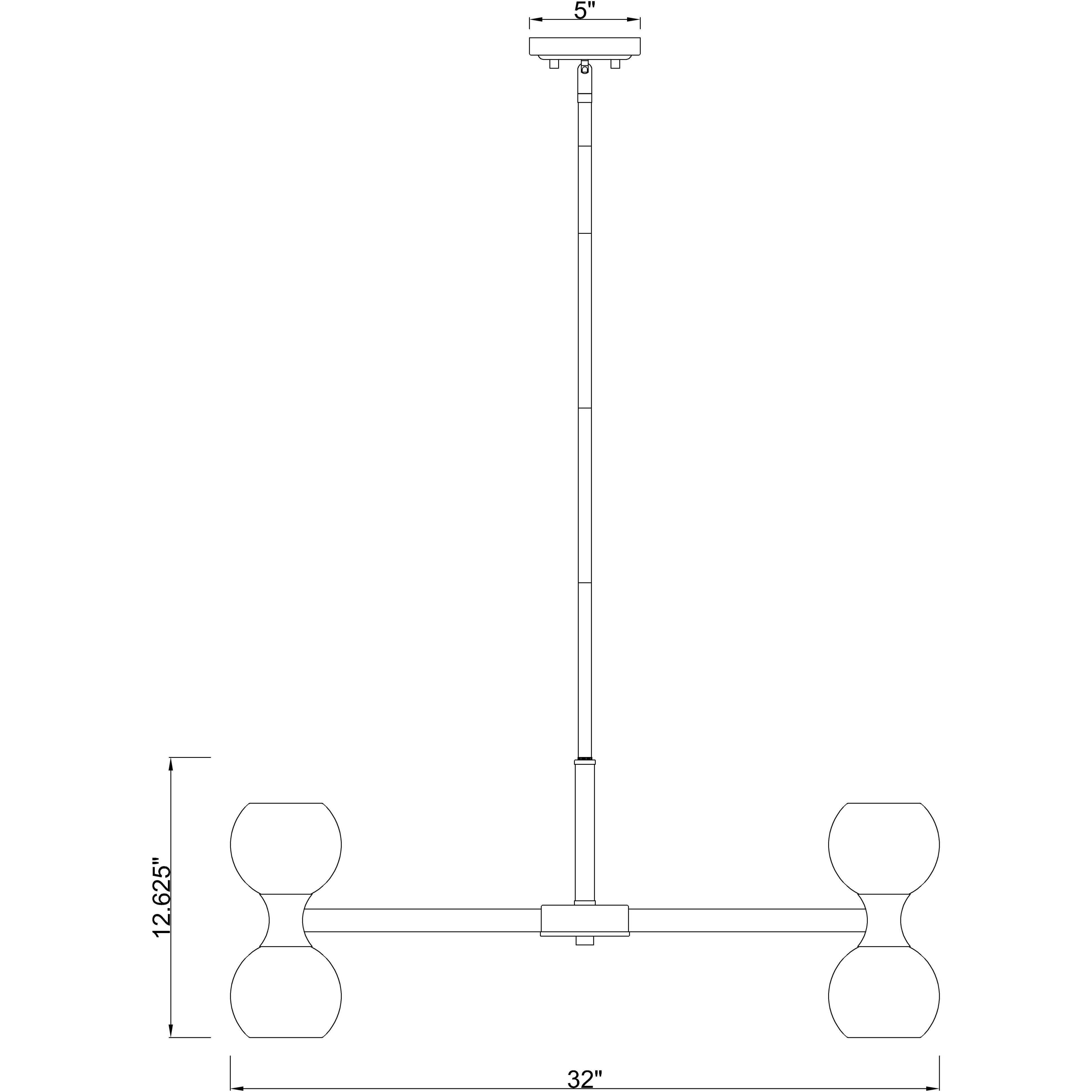 Artemis 16 Light 32 inch Matte Black Chandelier Ceiling Light