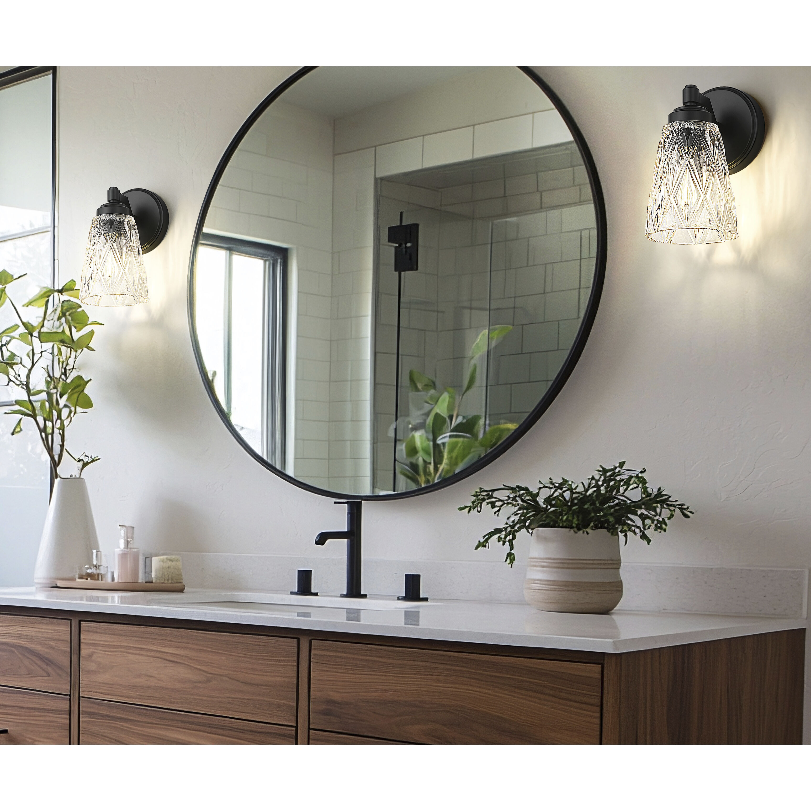 Andree Wall Sconce Wall Light in Matte Black