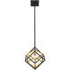 Euclid 1 Light 12 inch Olde Brass and Bronze Pendant Ceiling Light