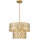 Dealey 5 Light 15.75 inch Heirloom Brass Pendant Ceiling Light