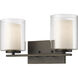 Willow 2 Light 15.00 inch Bathroom Vanity Light